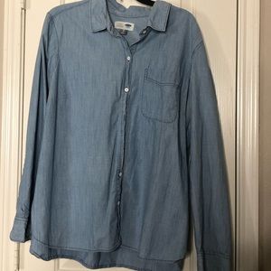 Dark blue old navy button down